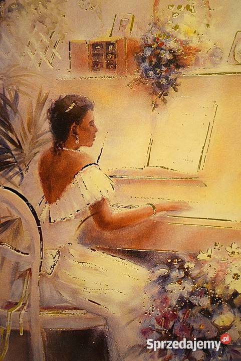 pianinie S Rochelle mała reprodukcja w ramie Chełmno