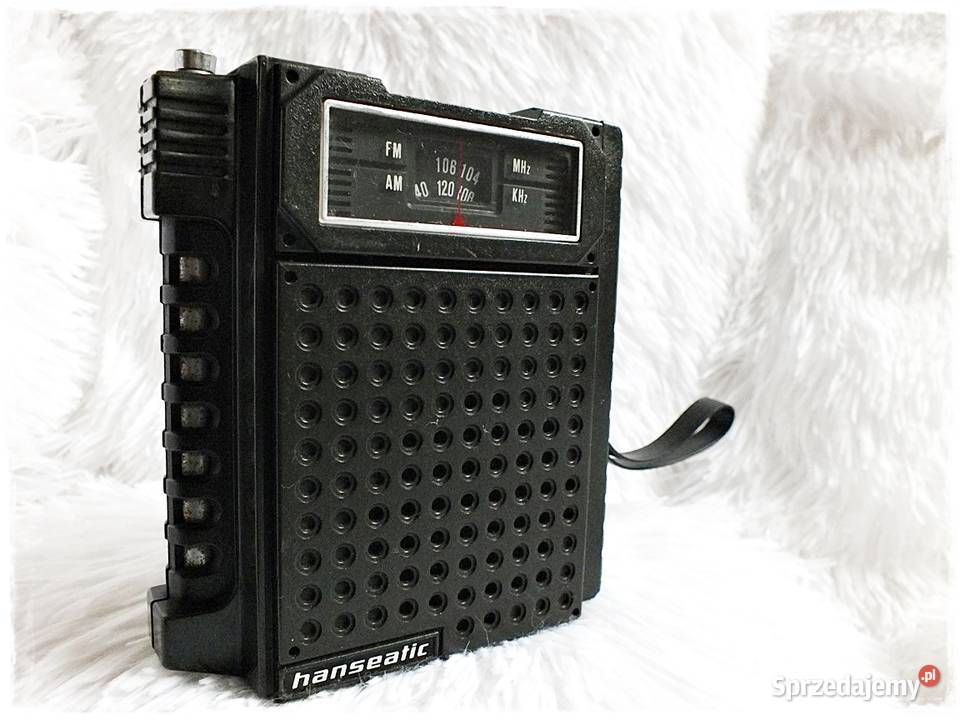 Stare małe radio kieszkonkowe Podróżn Hanseatic