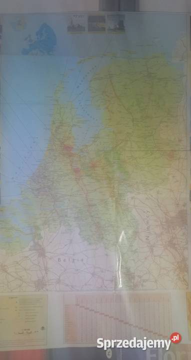 Holandia mapa samochodowa Małkinia Górna