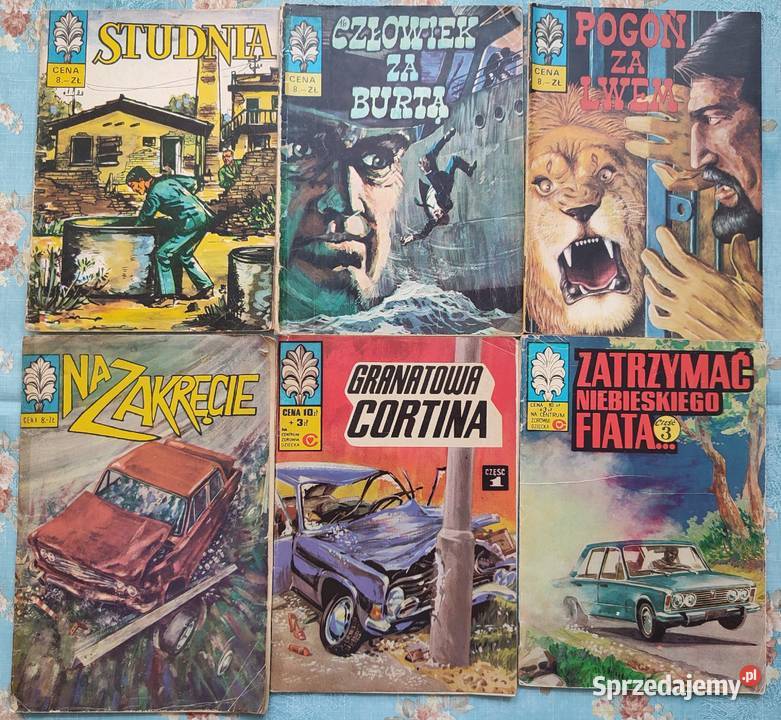 Komiksy Kapitan Żbik i inni w sumie 62 zeszyty Warszawa