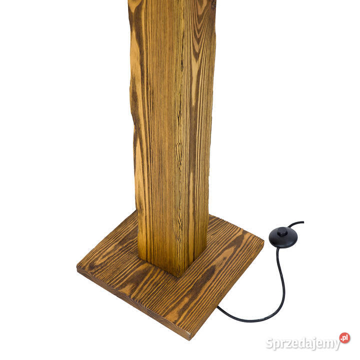 drewniana lampa stojąca ORAZIO Maków Podhalański