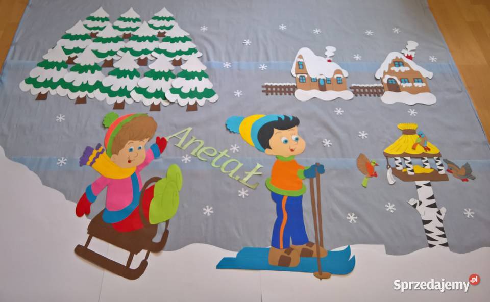 Dekoracje zimowe z brystolu 504102444 lubelskie Ryki