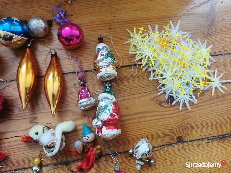 Bombki choinkowe PRL Lębork sprzedam