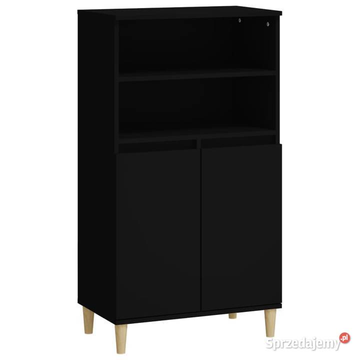 vidaXL Wysoka szafka czarna 60x36x110 SKU821221 mazowieckie Warszawa sprzedam