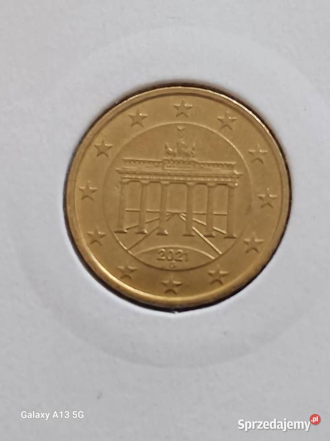 10 Eurocentów Niemcy 2021 r men G Konin