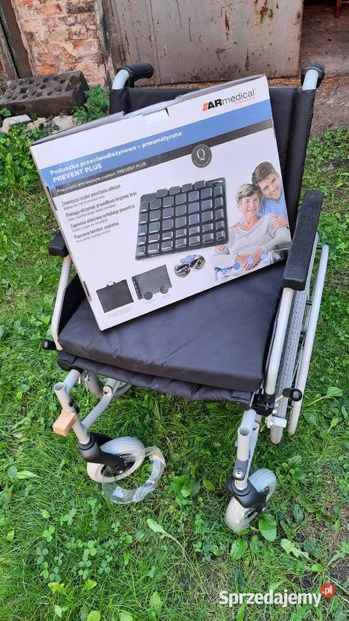 Sprzedam wózek inwalidzki balkonik poduszke śląskie