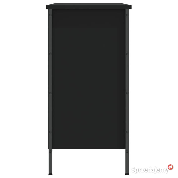 Szafka na buty czarna 100x35x70 materiał