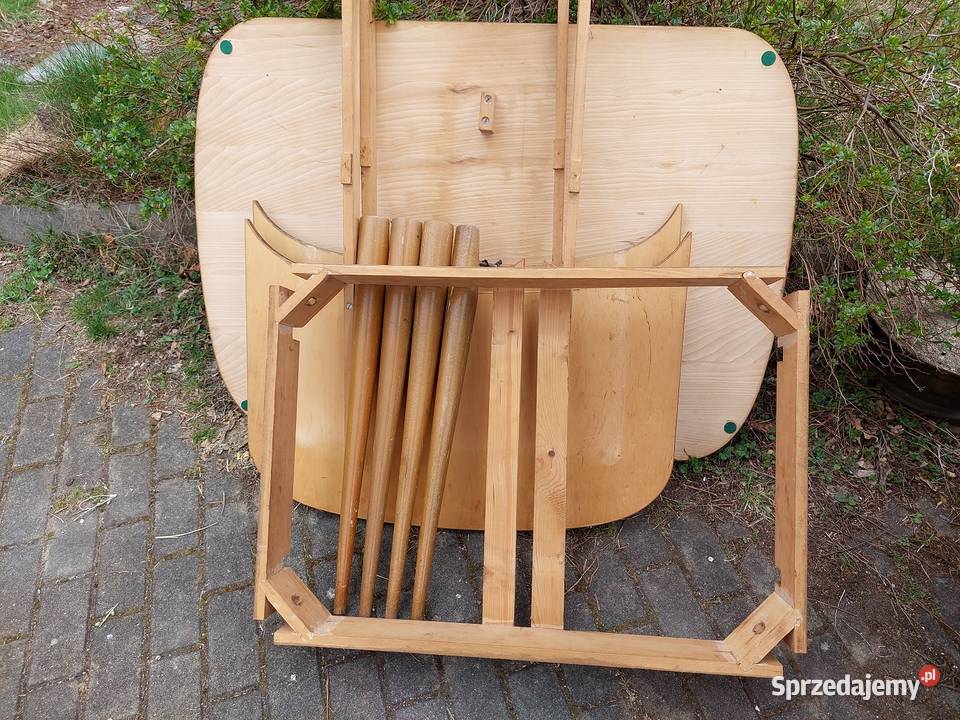 stół rozkładany lata 60te 120216x85 Jelenia Góra
