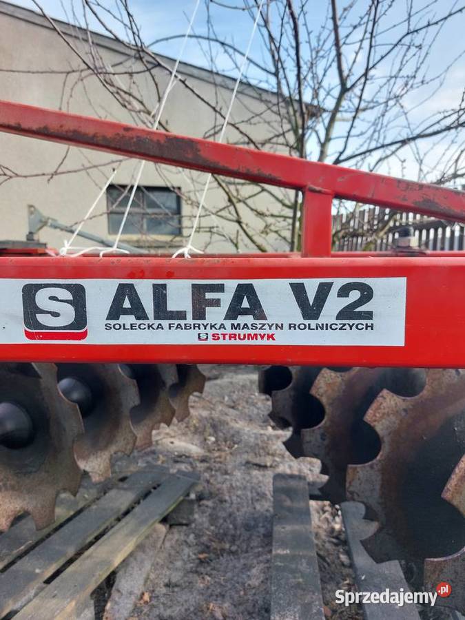 Brona talerzowa z wałkiem talerzówka 2m nieuszkodzony Chocz