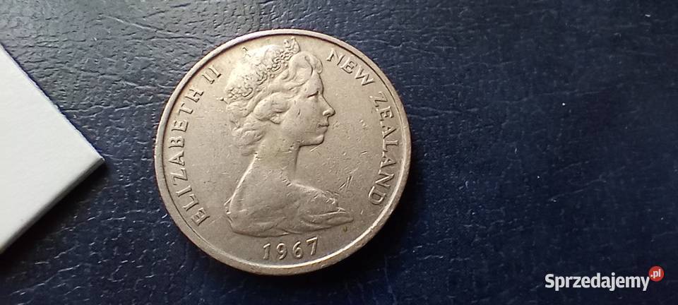 Stare monety 10 cent 1967 Nowa Zelandia podkarpackie Lesko