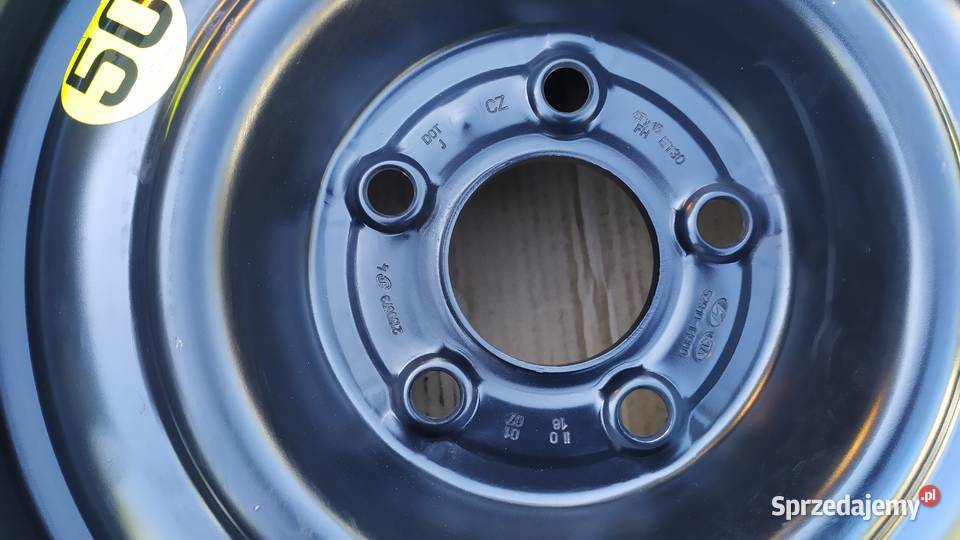 Koło dojazdowe R15 KIA CEED III KIA VENGA Miejska Górka