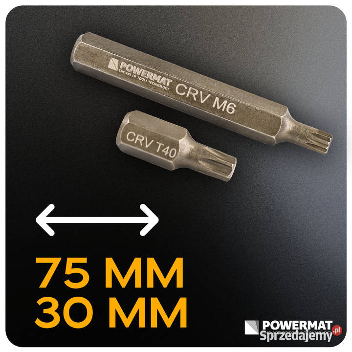 zestaw bitów udarowych crv 40 hex PMZB40T śląskie