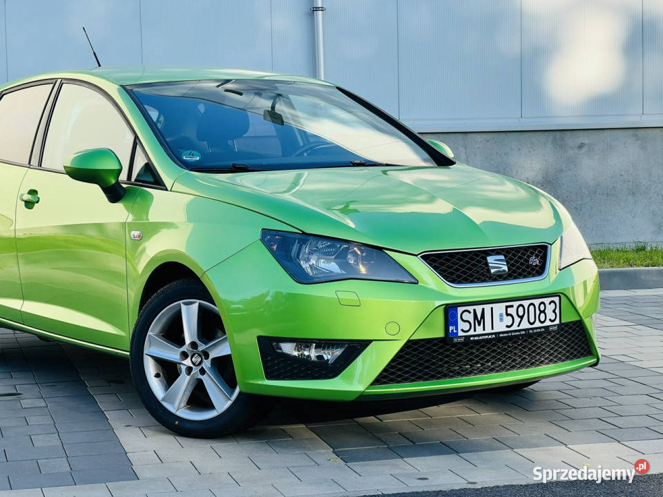 Seat Ibiza FR 12 TSI 105 2014 187 000 IV 2008 zielony Mikołów