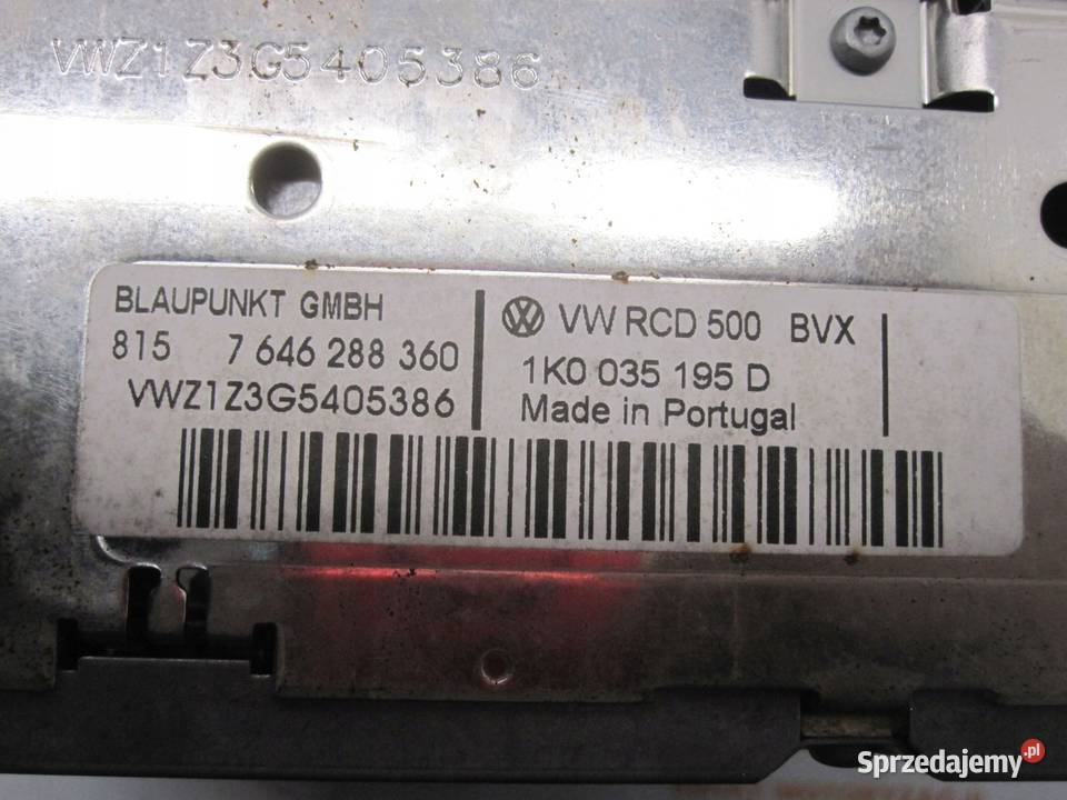 VW EOS 08r radio 1K0035195D osobowe Kielce