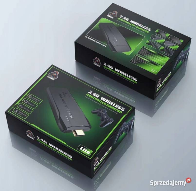 Gra Telewizyjna 20000 Gier 2 Pady HDMI GRY 1