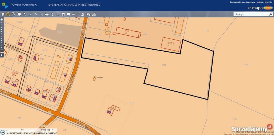 grunt inwestycyjny pod Poznaniem wielkopolskie Komorniki