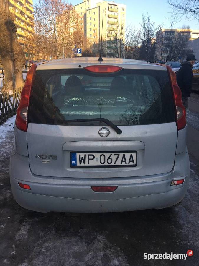 Sprzedam Nissan Note mazowieckie Płock