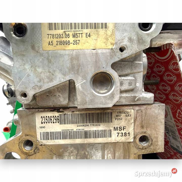SILNIK M57D30 BMW X3 E83 X5 E70 X6 E71 30 D Części samochodowe Chełm