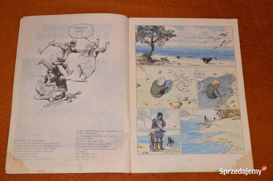 Komiks THORGAL 4 zeszyty Komiksy