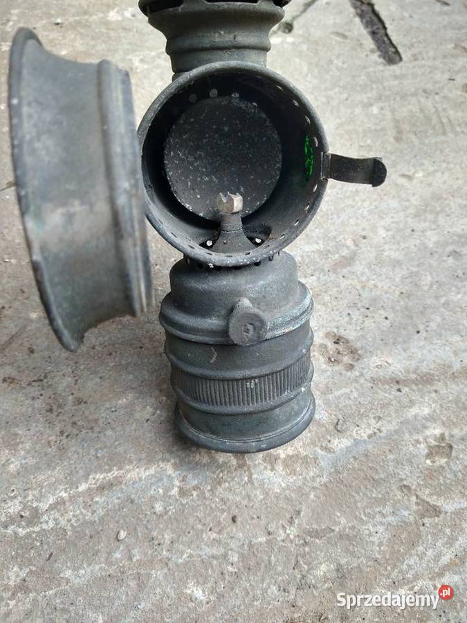 Zabytkowa lampa rowerowa karbidowa duża Ostrowiec Świętokrzyski sprzedam