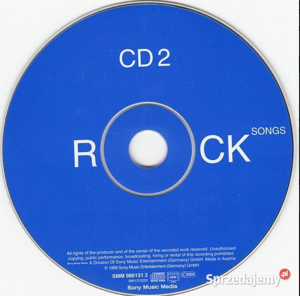 Various Rock Songs Sony Music Media SMM 986131 2 Biłgoraj