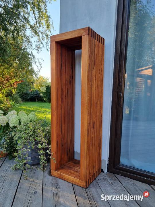 Stojak na drewno kominkowe 3D pionowy 45 x 40 x śląskie Kalety