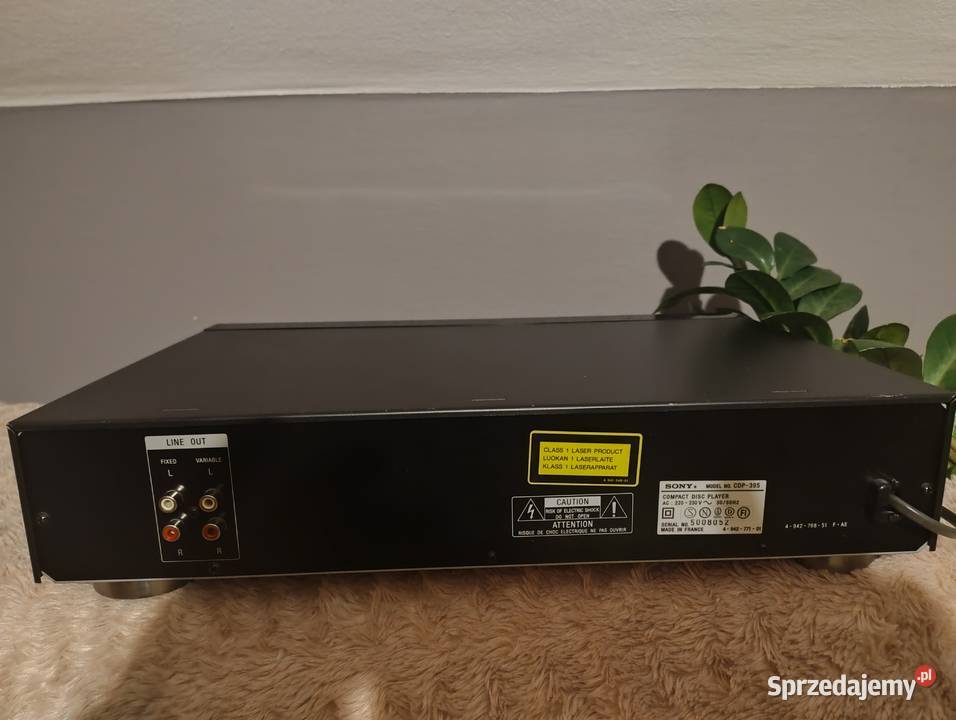 Odtwarzacz CD Sony cdp 395 z pilotem podkarpackie Trzebuska