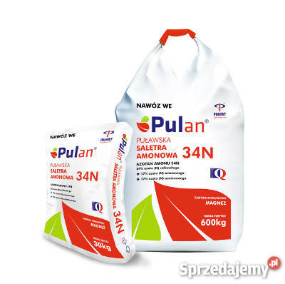Saletra amonowa PULAN 34 N oryginalny polski Kętrzyn