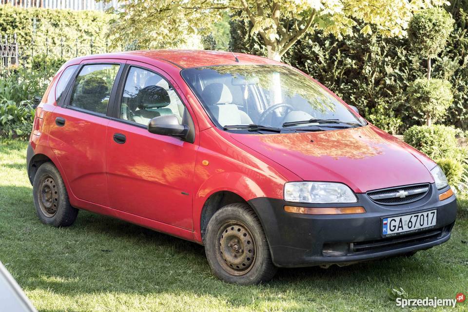 Chevrolet Aveo czerwony Szemud
