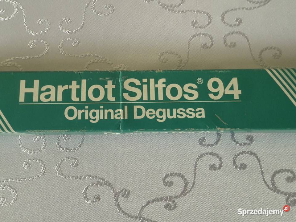 Lut Twardy Hartlot Silfos 94 Original Degussa 1 Czerwionka-Leszczyny