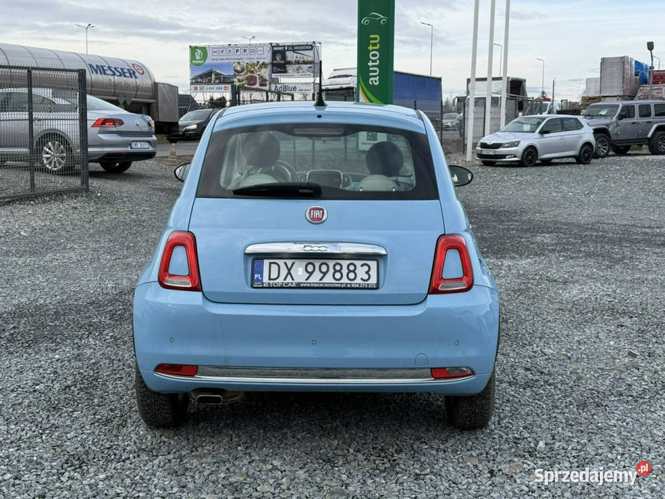 Fiat 500 12 69 2016r Lounge panorama zadbany I
