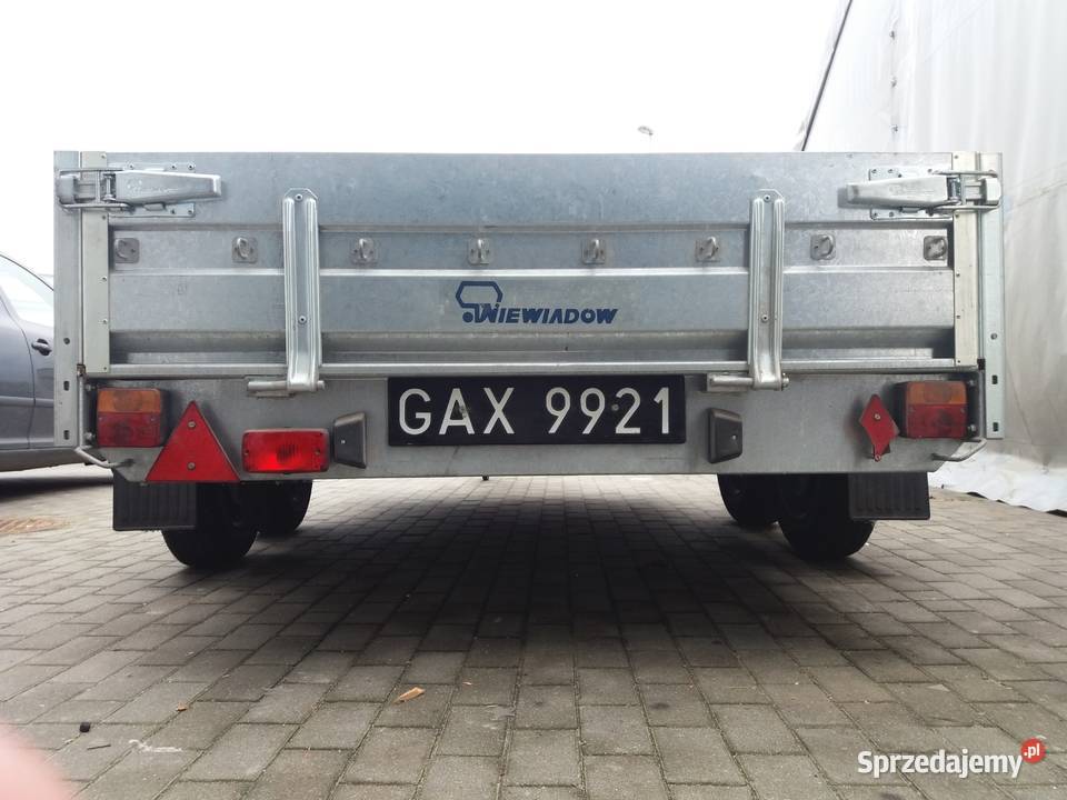 Przyczepa Niewiadów B1430 dwuosiowa DMC1400 pomorskie Gdańsk sprzedam