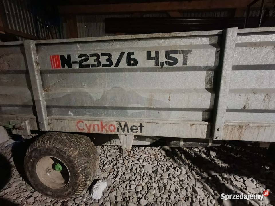 Rozrzutnik Obornika Cynkomet N2336 45T nieuszkodzony Wadowice