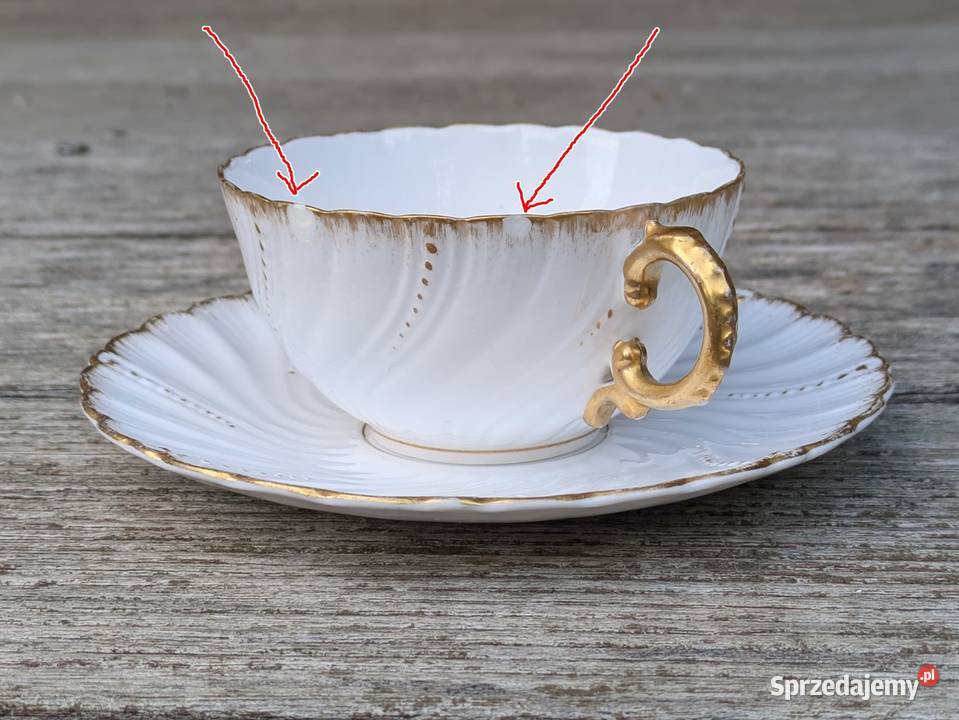 Misterna Filiżanka Utzschneider Lotaryngia dolnośląskie Legnica