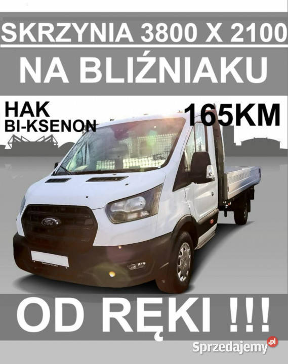Ford Transit Skrzynia na bliźniaku 3800x2100 165 czujnik deszczu Szczecinek sprzedam