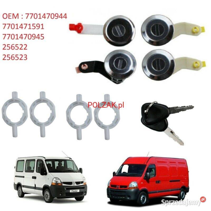 Komplet 4 Wkładki zamków drzwi Mascott Master Rawa Mazowiecka