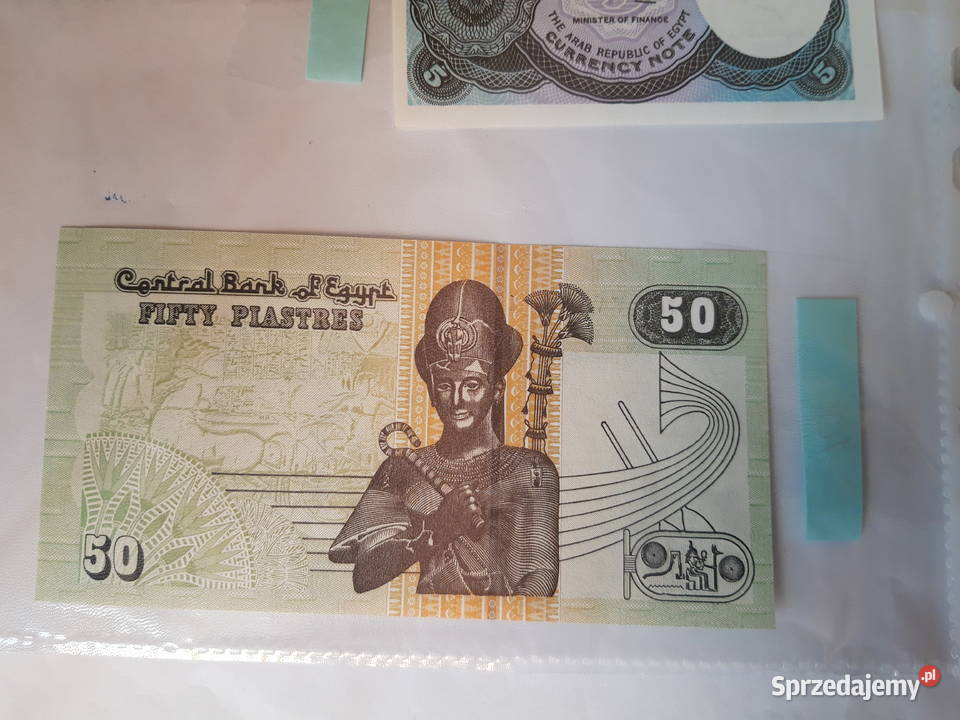 Banknot kolekcjonerski Egipt Ruda Śląska