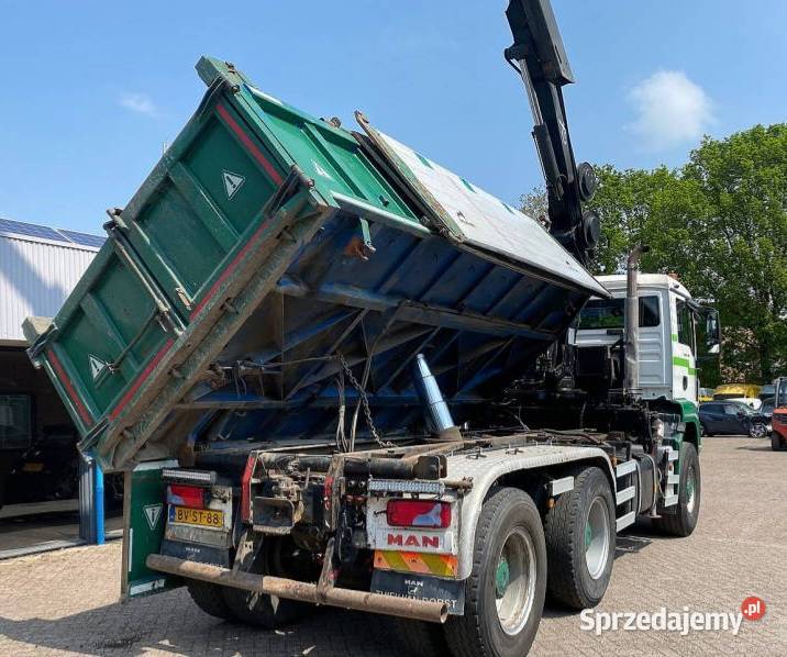 Man TGS Wywrotka 6x6 z dzwigiem bordnatic mazowieckie