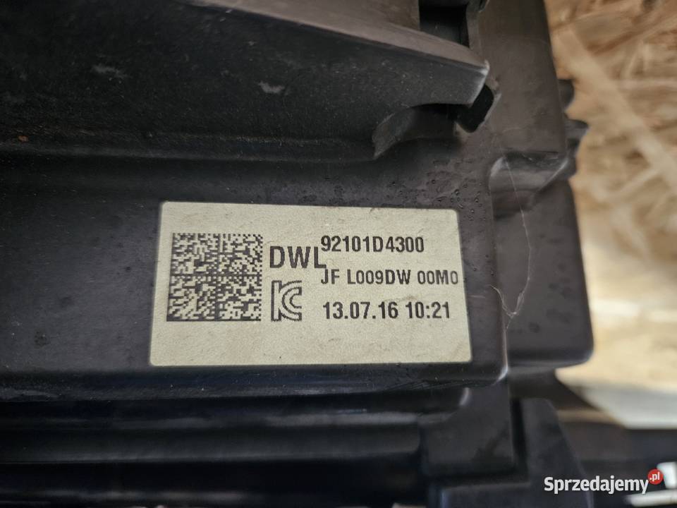 Kia Optima 4 IV 1519 Lampa Lewa Przednia Full mazowieckie Warszawa sprzedam