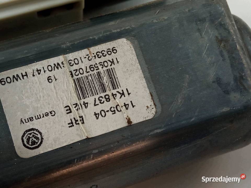 MECHANIZM SZYBY PRAWY PRZÓD 1K4837402E VW sprzedam