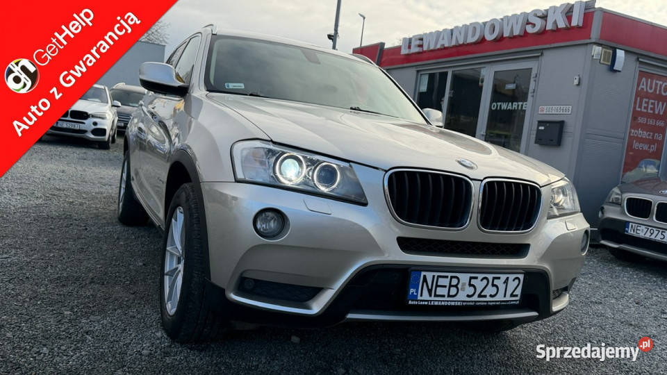 BMW X3 20 Diesel Moc 184 4X4 Automat Salon kamera cofania Elbląg sprzedam