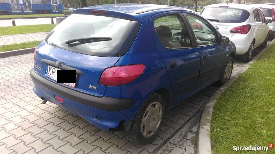 Peugeot 206 1999 r sprzedam Kraków wspomaganie kierownicy