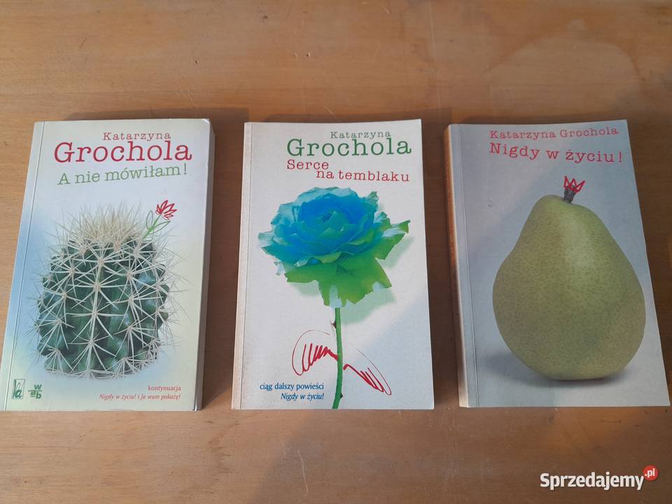 Zestaw trzy książki Katarzyna Grochola Nigdy w Dąbrowa Górnicza