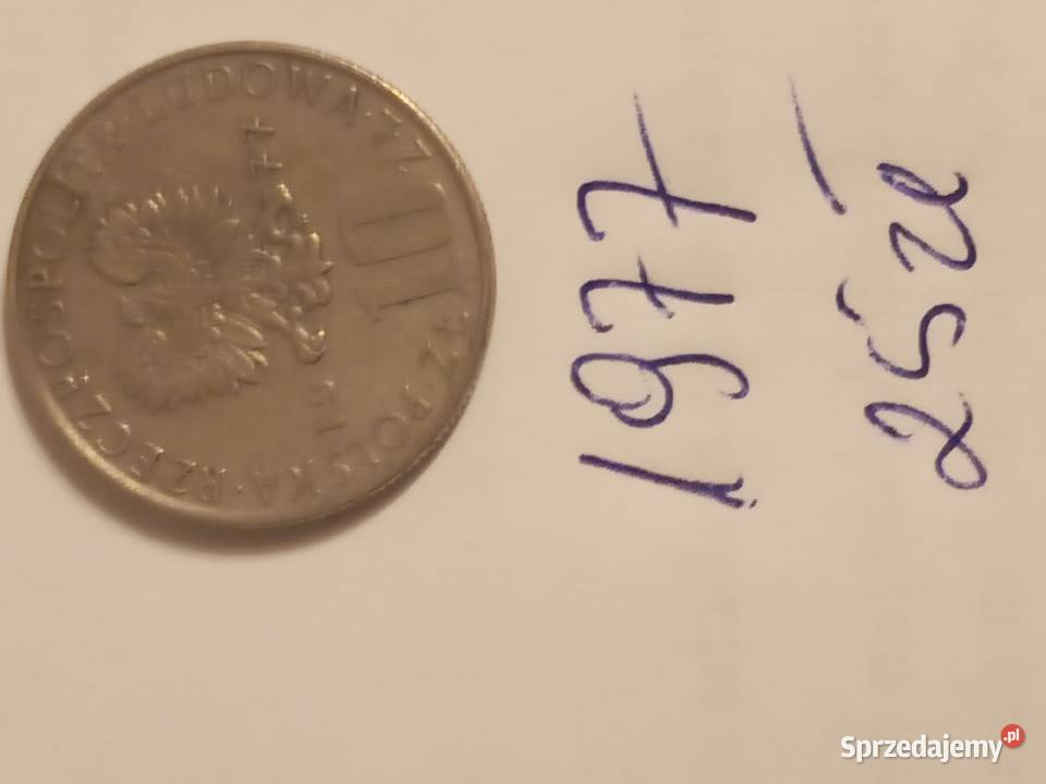 Moneta Bolesław Prus 10 z 1977 r Kolekcje Szczecinek