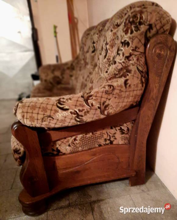 Wypoczynek kanapa sofa z funkcją spania fotel Wolsztyn