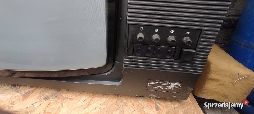 Telewizor kolorowy PRL Inowrocław