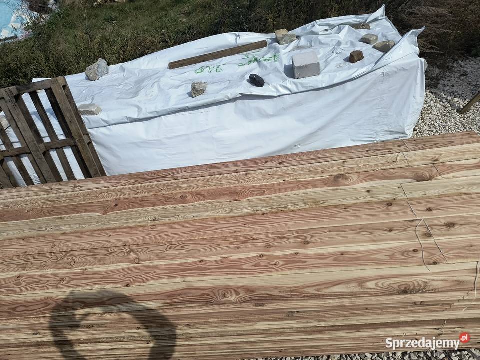 Deska MODRZEW elewacyjna 2cmx95 x 5i 4 Sucha Jędrzejów sprzedam