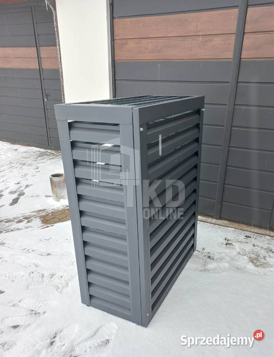 Osłona pompy ciepła 90x40x140 antracyt TKD187