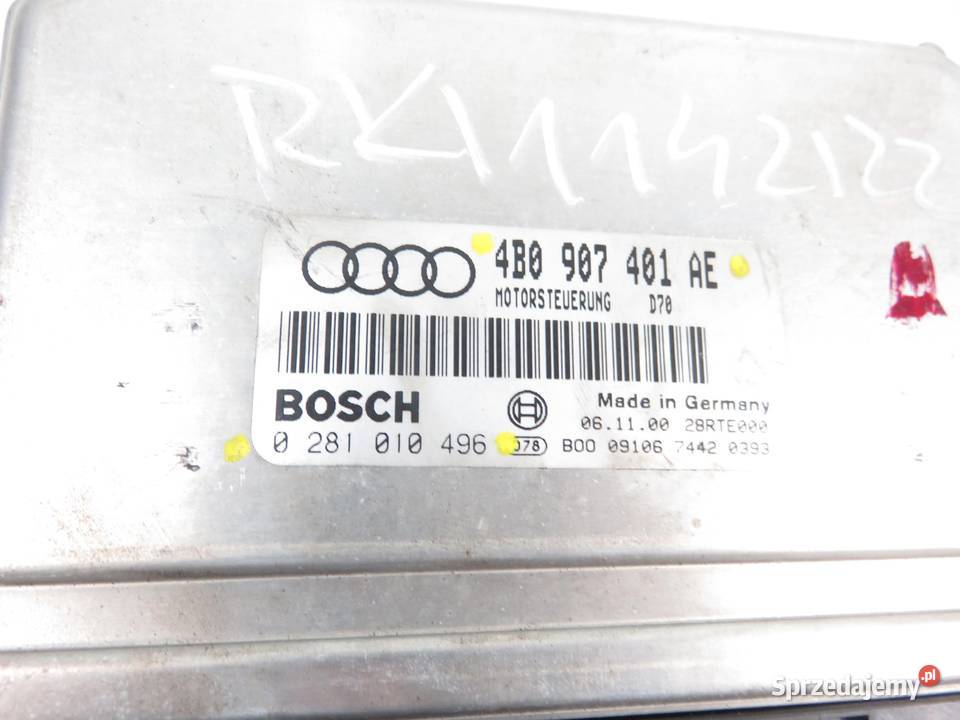 STEROWNIK AUDI A6 C5 25 TDI AKN 4B0907401AE osobowe małopolskie