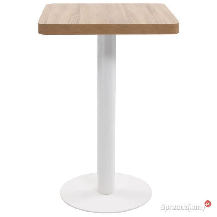 Stolik bistro jasnobrązowy 50x50 MDF WM286426 mazowieckie Warszawa